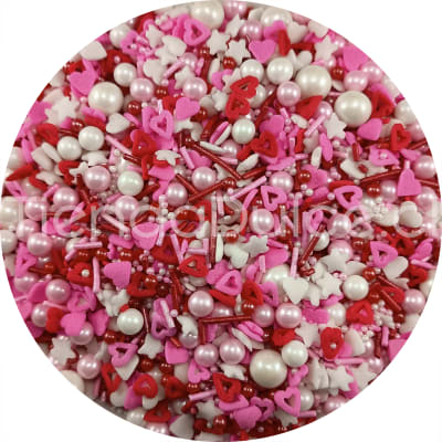 Sprinkle Mix Corazones, Perlas y Granillos 70 gr.