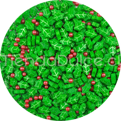 Decoración Premium Flores Muerdagos 70 gr.