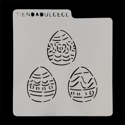 Stencil Pascua 3 Huevos