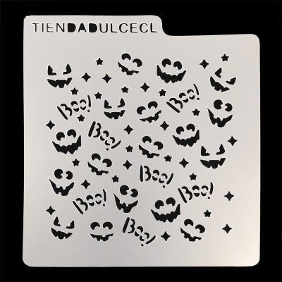 Stencil Cuadrado BOO!1