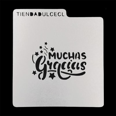 Stencil Cuadrado Muchas Gracias1