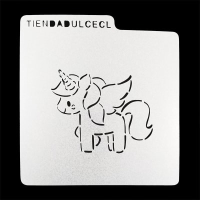 Stencil Cuadrado Unicornio1