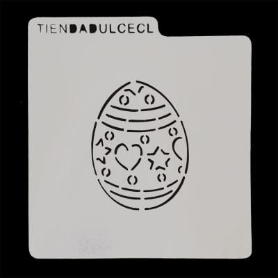 Stencil Pascua Huevo Decorado