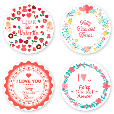 Stickers Día del Amor N°3 - 24 Unidades1