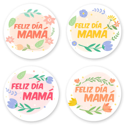 Stickers Mamá N°5 - 24 Unidades1