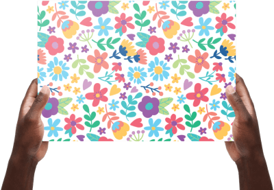 Papel Mantequilla Flores N°5 10 Unidades1