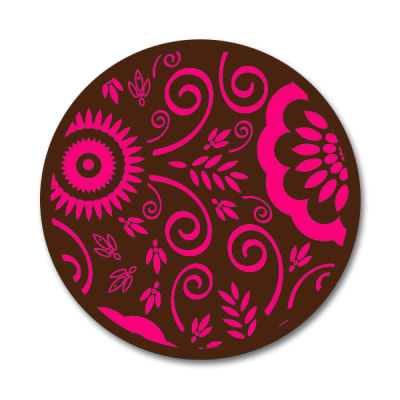 Transfer para Chocolate Flores 01-1631