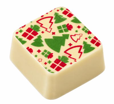 Transfer para Chocolate Navidad Pino y Regalo 02-4601