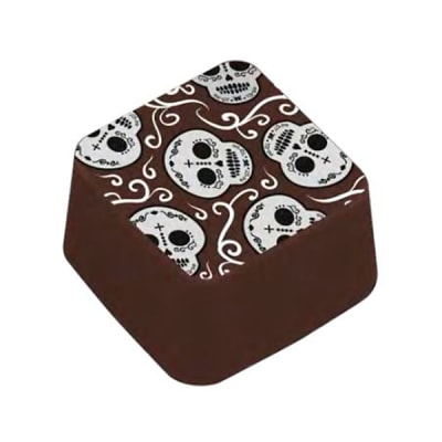 Transfer para Chocolate Calaveras Blancas 02-5311