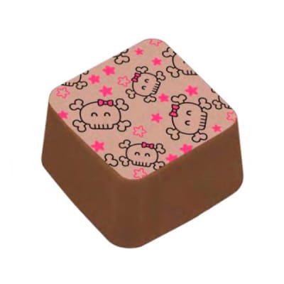 Transfer para Chocolate Calavera Moño 03-235
