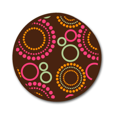 Transfer para Chocolate Circulos y Puntos1