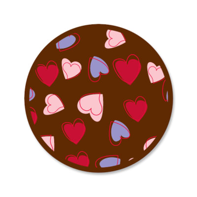 Transfer para Chocolate Corazones 04-301