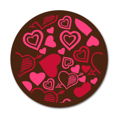 Transfer para Chocolate Corazones 02-405