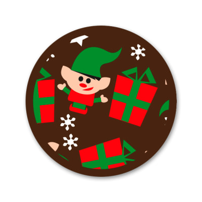 Transfer para Chocolate Duende y Regalo 05-5511