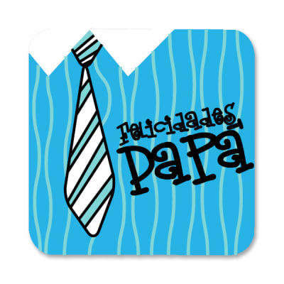 Transfer para Chocolate Shablón Felicidades Papá Corbata 04-360