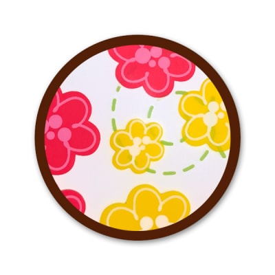 Transfer para Chocolate Flores Colores 04-1401