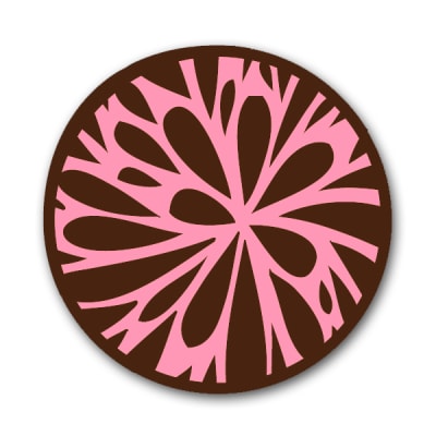 Transfer para Chocolate Gotas Rosado1