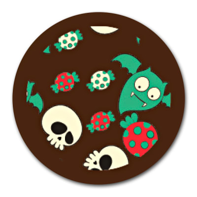 Transfer para Chocolate Caramelos Halloween1