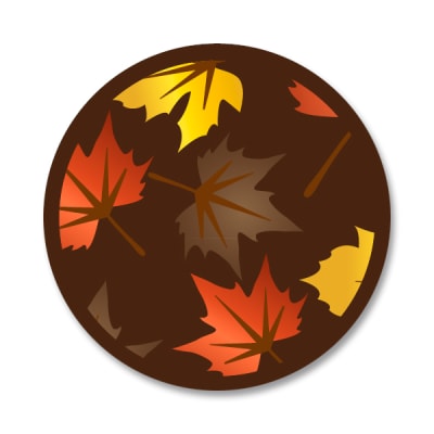 Transfer para Chocolate Hojas de Otoño 04-6441