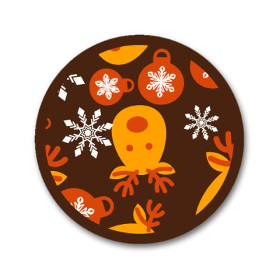 Transfer para Chocolate Reno y Copo 04-4621