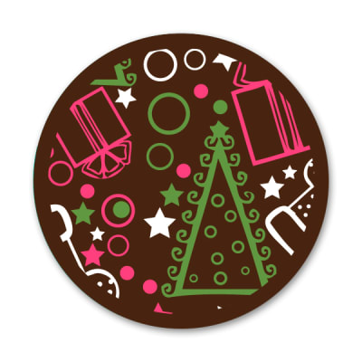 Transfer para Chocolate Pino, Bota y Regalo 03-2971