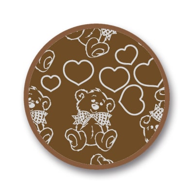Transfer Para Chocolate Osito y Corazón 01-0761