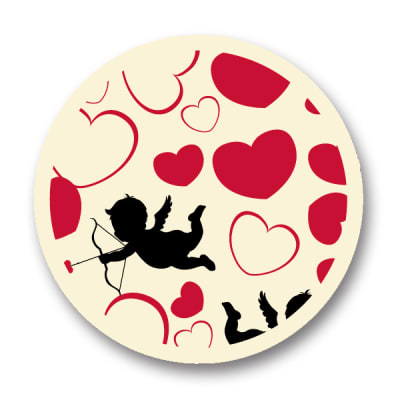Transfer para Chocolate Cupido y Corazón 02-3141
