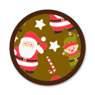 Transfer para Chocolate Santa y Duende 05-6231