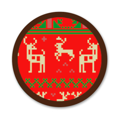 Transfer para Chocolate Tejido Reno1