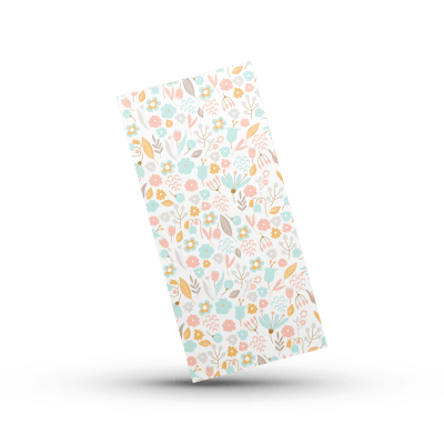 Cookie Card 17x7 cm. Flores N°4 - 10 Unidades1