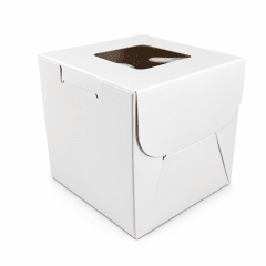 Caja Cartulina Blanca 10x10x10 cm. 10 Unidades