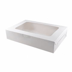 Caja Cartulina Blanca 25x17x5 cm. 10 Unidades