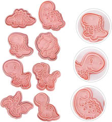 Set Cortador Marcador Dinosaurios N°2 - 8 Diseños