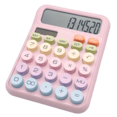 Calculadora De Escritorio Colores Pastel Dx-818
