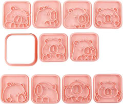 Set Cortador Marcador Capibara N°1 - 10 Diseños