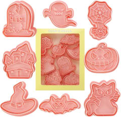 Set Cortador Marcador Halloween N°6 - 8 Diseños