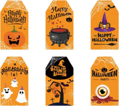 Etiquetas Tags Halloween N°2 - 12 Unidades