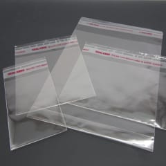 Bolsas Polipropileno Transparente con Adhesivo 100 Unidades