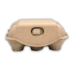 Caja para 6 Huevos Cartón Natural 6 Unidades