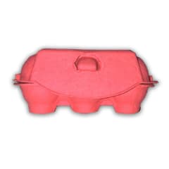 Caja para 6 Huevos Cartón Sandía 6 Unidades
