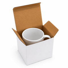 Caja Blanca para Tazón 10x10x10 cm. - 10 Unidades