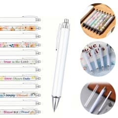 Lápices Bolígrafos para Personalizar Tinta Negra 10 Unidades