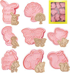Set Cortador Marcador Animales N°1 - 8 Diseños