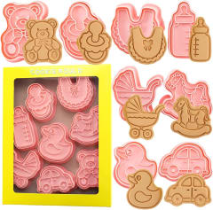 Set Cortador Marcador Baby Shower N°1 - 8 Diseños