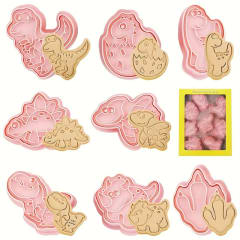 Set Cortador Marcador Dinosaurios N°3 - 8 Diseños
