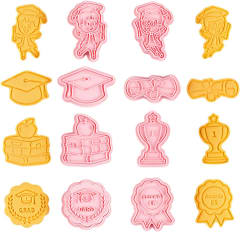 Set Cortador Marcador Graduación 8 Diseños