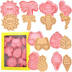 Set Cortador Marcador Verano 8 Diseños