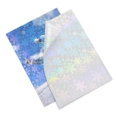 Laminado en Frio Efecto Copo de Nieve A4 - 10 Hojas