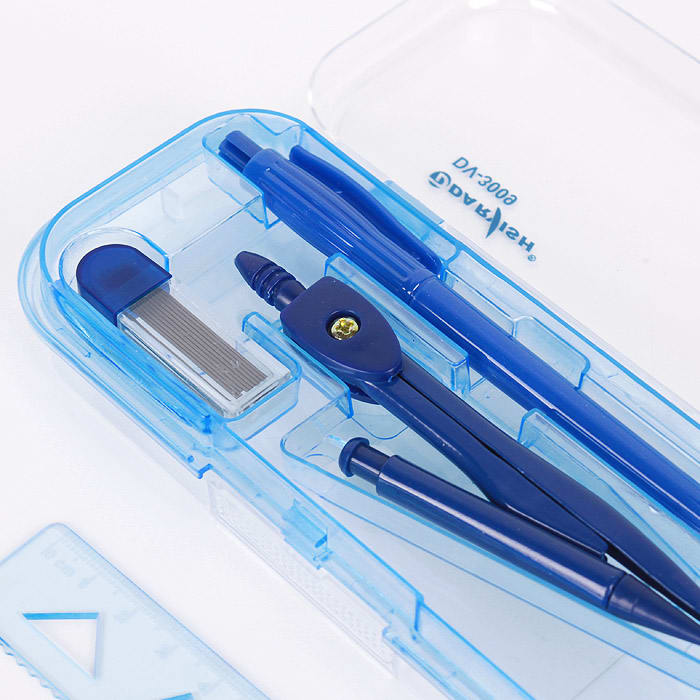 Kit Compás Portaminas Geometría Matemáticas Estuche 7 Piezas4