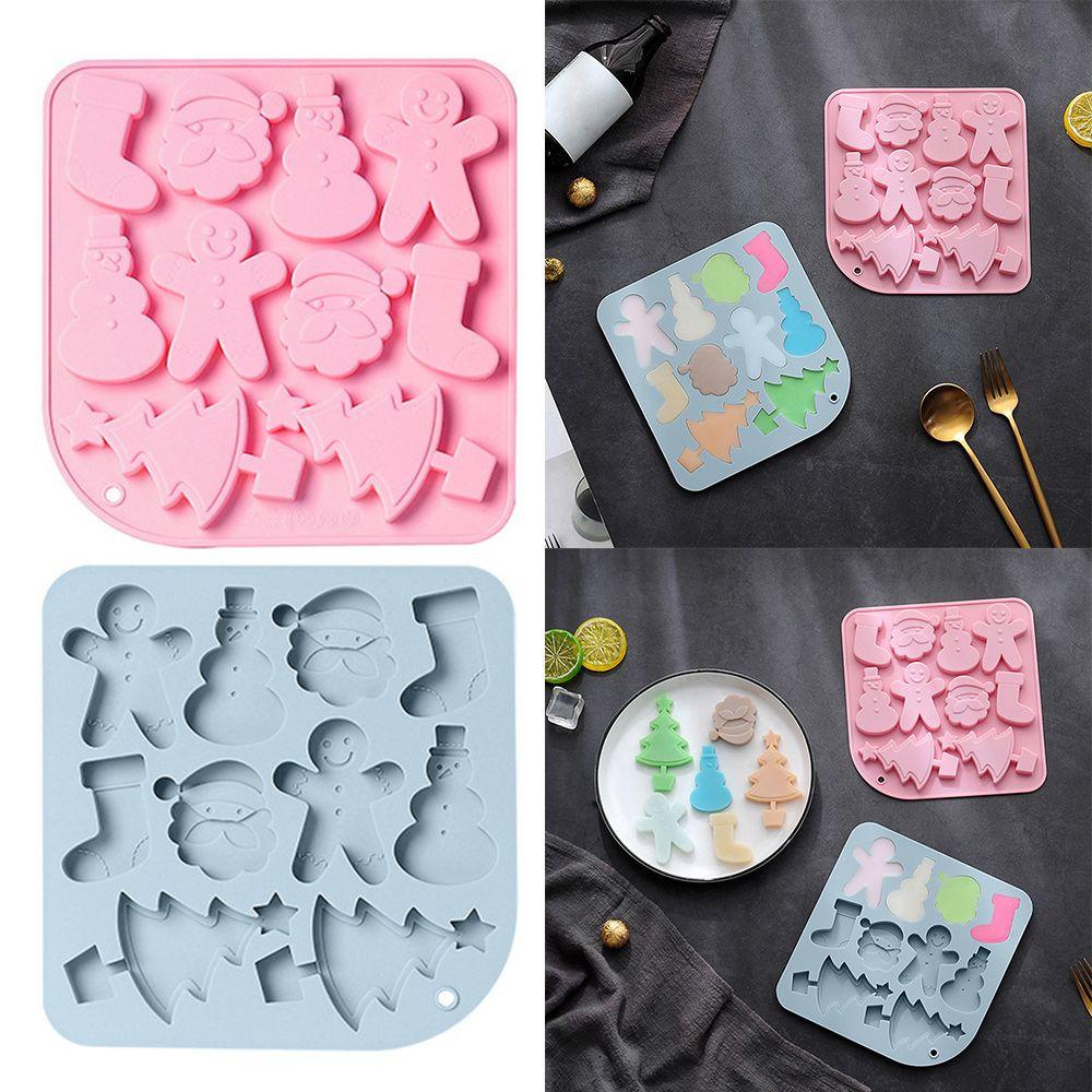 Molde Silicona 10 Figuras de Navidad3